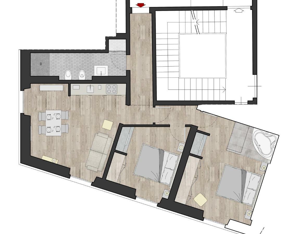 פירנצה Cherubini Palace Thematic Apartment מראה חיצוני תמונה